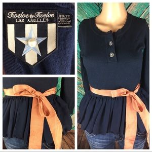 Twelve By Twelve LA Peplum Top